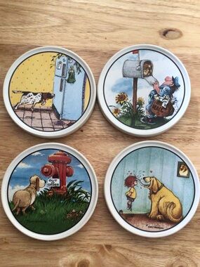 Gary Patterson Dog Lovers Coasters by Clay Design
